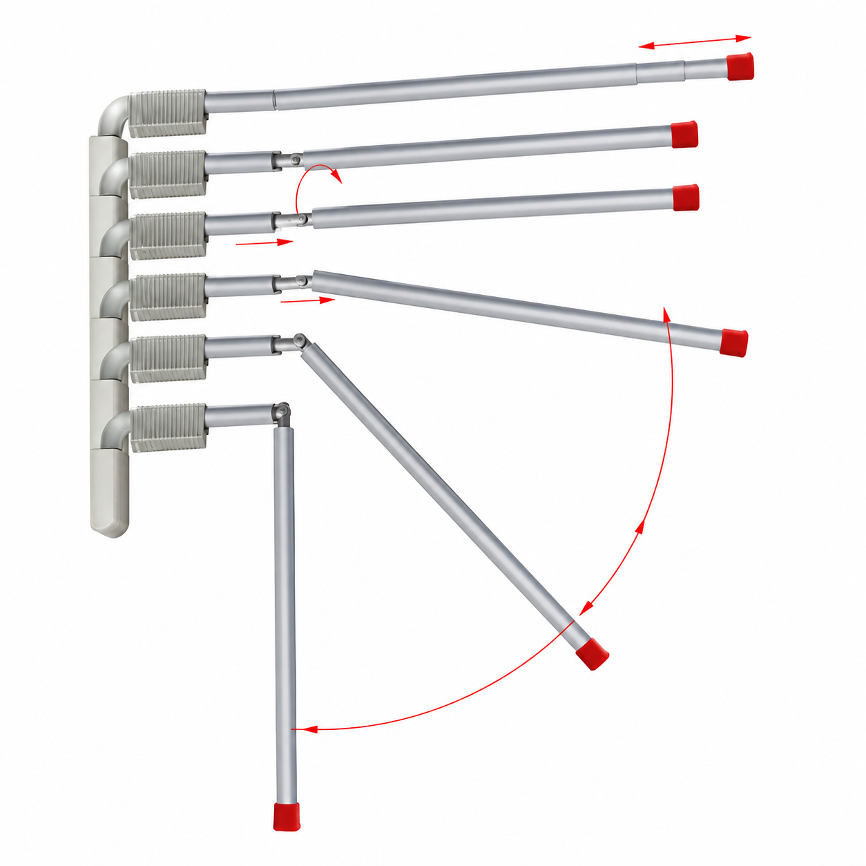 300 telescopic cubicle track system