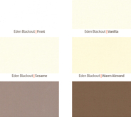 Eden Blackout colours, set 1