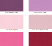 Eden Blackout colours, set 2