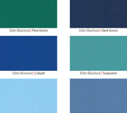 Eden Blackout colours, set 4