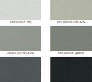 Eden Blackout colours, set 5