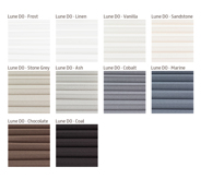 Lune Translucent colour selection