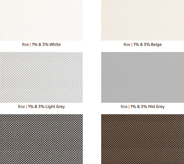Roe colours, set 1
