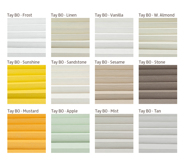 Tay Blackout colours, set 1