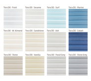 Tora Translucent colours, set 1
