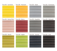 Tora Translucent colours, set 2